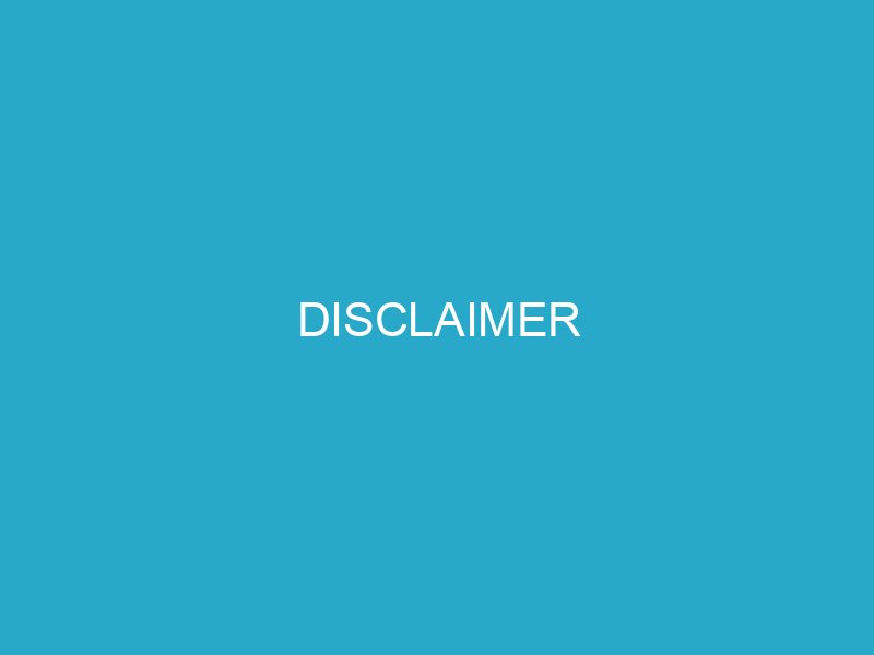 Disclaimer