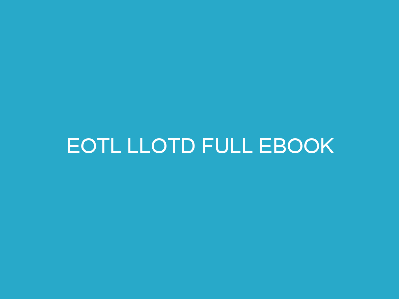 EOTL LLOTD Full Ebook