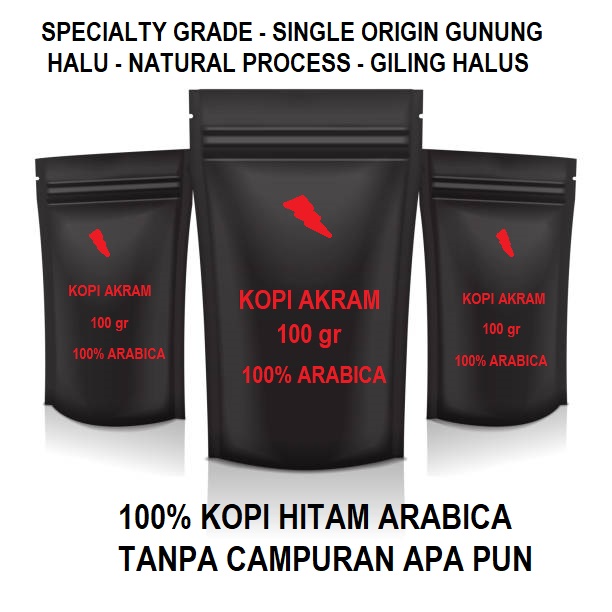 Kopi Akram 100% Arabica 100gr