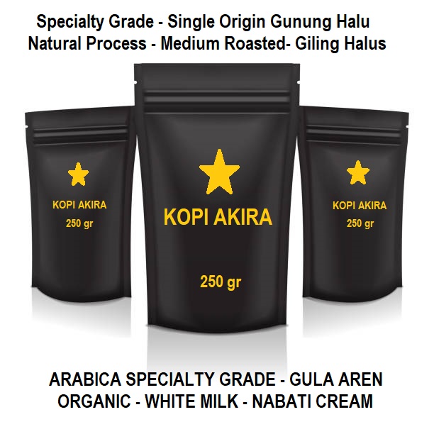 Kopi Akira (Arabica Susu Krim Gula Aren) 250gr - Gambar 2