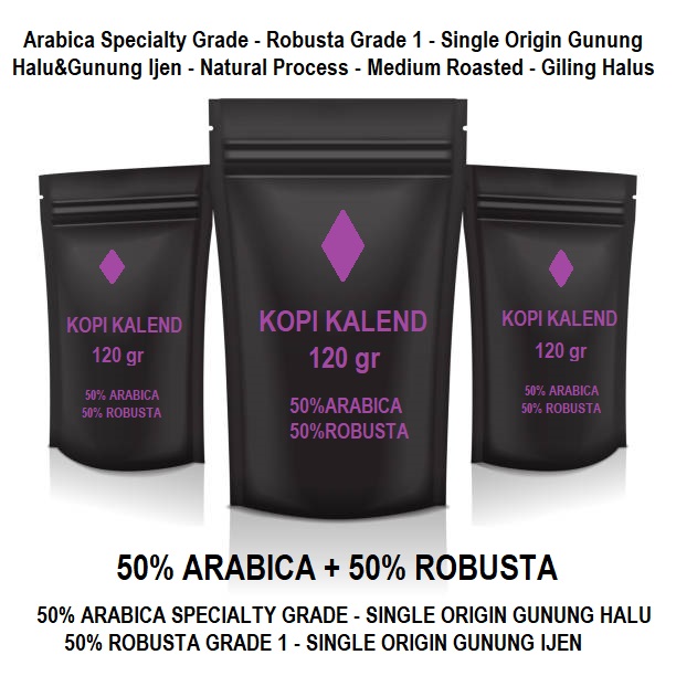 Kopi Kallend (50% Robusta+50% Arabica) 120gr